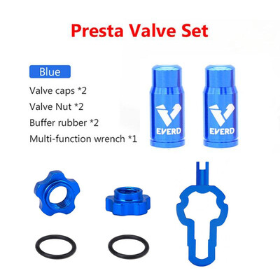 4 IN 1 Velosipēda vakuuma bezcauruļu Presta vārsta uzgrieznis Velosipēda sprauslas bloķēšanas riepas vārsta loka pārveidošanas uzgrieznis ar uzstādīšanas uzgriežņu atslēgu