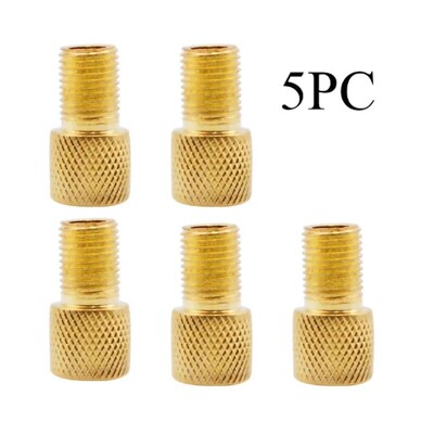 5PC F/V na A/V ventil adapter Bike Value Converter Presta u Schrader Golden Bike Tire Francuski ventil adapter Dodaci za bicikle