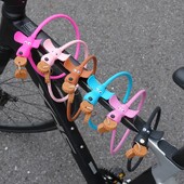 Pretaizdzīšanas jauka suņu velosipēda troses slēdzene pārnēsājama ceļa velosipēda riteņa slēdzene unikālie MTB slēdzenes velosipēda piederumi