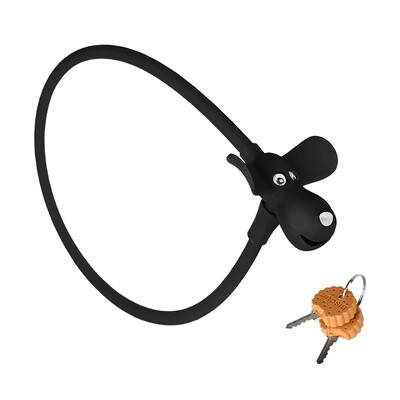 Pretaizdzīšanas jauka suņu velosipēda troses slēdzene pārnēsājama ceļa velosipēda riteņa slēdzene unikālie MTB slēdzenes velosipēda piederumi