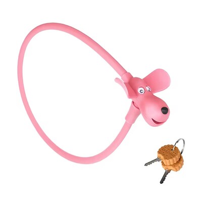 Pretaizdzīšanas jauka suņu velosipēda troses slēdzene pārnēsājama ceļa velosipēda riteņa slēdzene unikālie MTB slēdzenes velosipēda piederumi