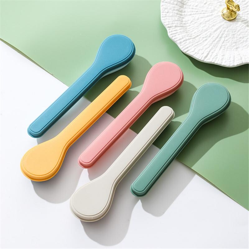 Set de picnic veselă lavabilă cu fermoar Kit de tacâmuri de călătorie Husă portabilă pentru cină Instrument de uz casnic Călătorie lingură de camping