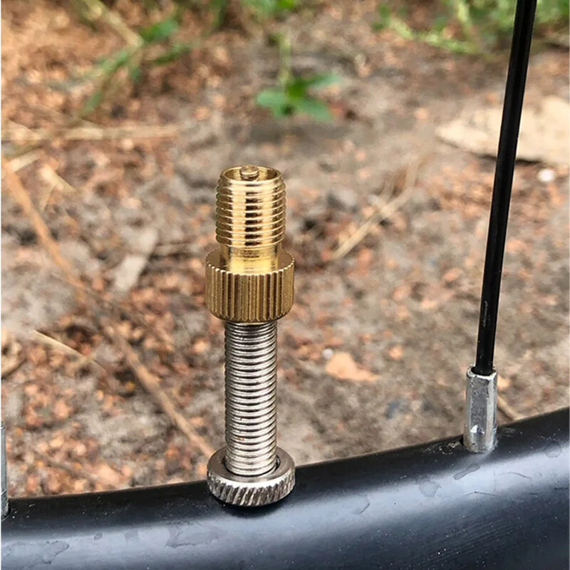 5/10 kom. Adapter ventila za bicikle Presta na Schrader zračnicu gume Transfer Valve Converter Francuski adapter za ventile Dodaci za MTB bicikle