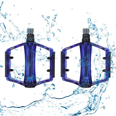 2x velo pedāļi Velosipēdu pedāļi Izturīgi viegli riteņbraukšanas piederumi kalnu velosipēdu šosejas velosipēdu pieaugušo velosipēdu aprīkojumam