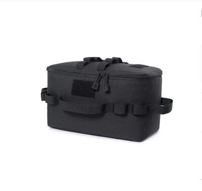 Āra kempinga gāzes tvertnes uzglabāšanas soma Lielas ietilpības zemes nagu instrumentu maisiņš Gāzes tvertne piknika virtuves piederumu komplekta soma