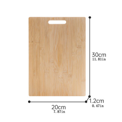 Brīvdabas kempinga bambusa griešanas dēlis Elastīgs augļu un dārzeņu smalcināšanas rīks gaļas griešanas rīks Mini augļu pārtikas dēlis