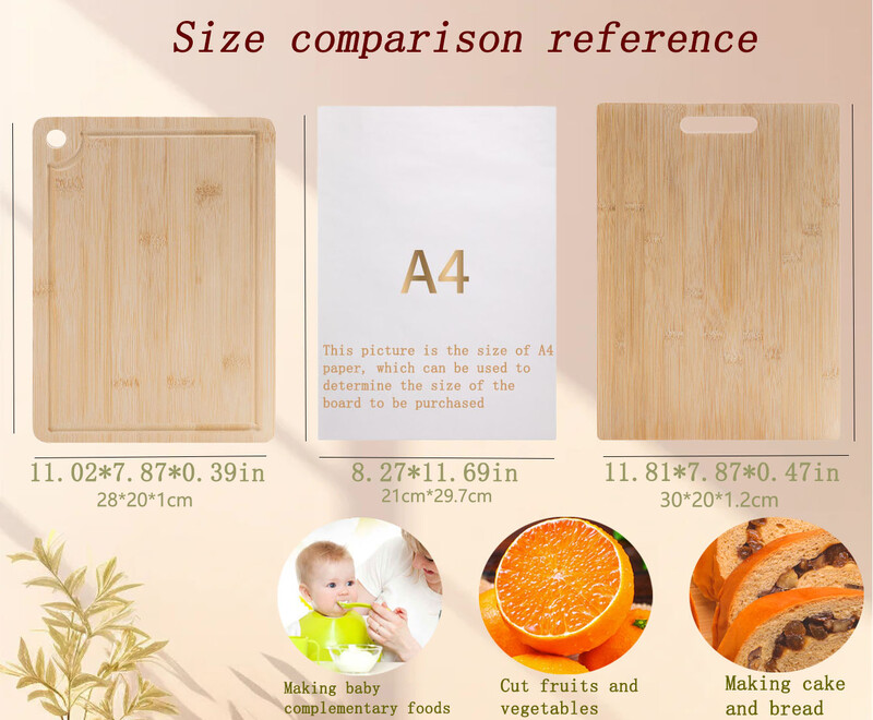 Brīvdabas kempinga bambusa griešanas dēlis Elastīgs augļu un dārzeņu smalcināšanas rīks gaļas griešanas rīks Mini augļu pārtikas dēlis