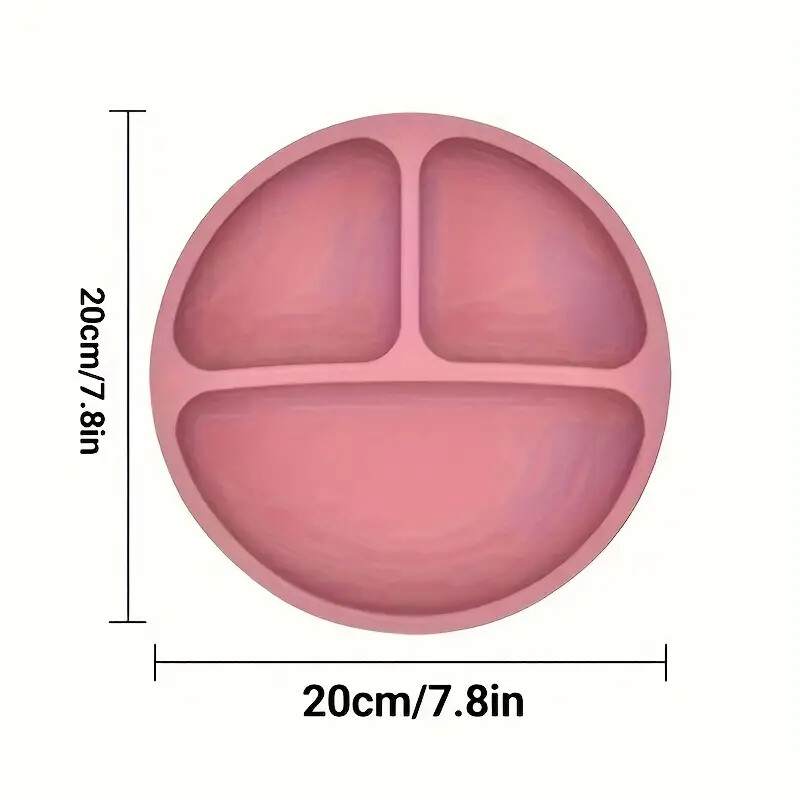 Mazuļiem drošs silikona ēdamistabas šķīvis sūkšanas karikatūra bērnu trauki barošana mazuļu apmācība galda trauki retro bērniem smaida sejas bļoda