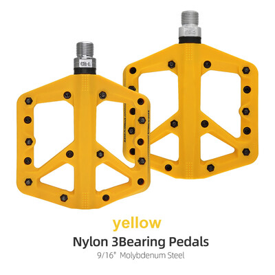 MZYRH velosipēda pedāļa neilona 3 gultņu velosipēdu pedāļi īpaši vieglie pretslīdes ceļu MTB pedāļa ūdensnecaurlaidīgas velosipēdu daļas