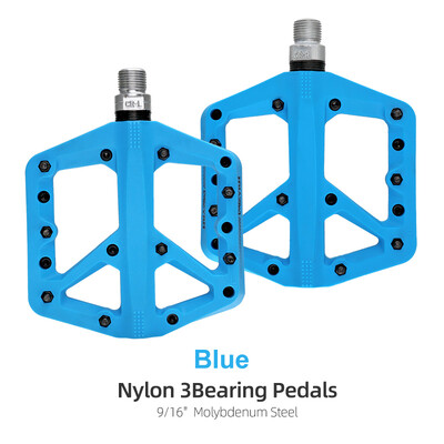 MZYRH velosipēda pedāļa neilona 3 gultņu velosipēdu pedāļi īpaši vieglie pretslīdes ceļu MTB pedāļa ūdensnecaurlaidīgas velosipēdu daļas