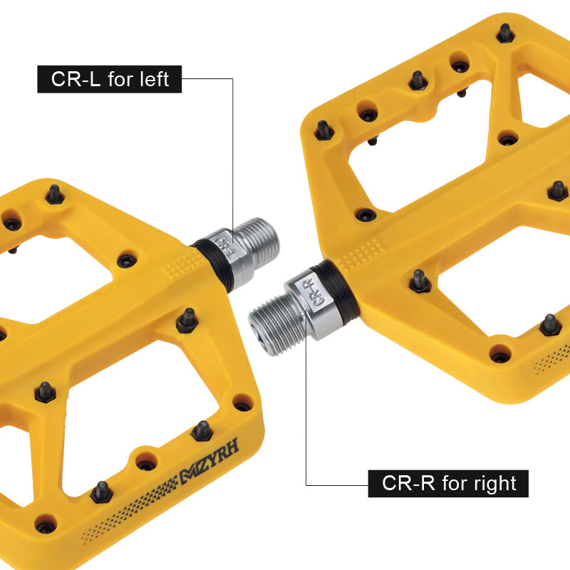 MZYRH velosipēda pedāļa neilona 3 gultņu velosipēdu pedāļi īpaši vieglie pretslīdes ceļu MTB pedāļa ūdensnecaurlaidīgas velosipēdu daļas