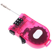 Pretaizdzīšanas kombinēta slēdzene ar kodētu velosipēdu paroli Slēpošanas dēļa drošība Snovborda plastmasas drošība