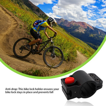 Universal Mountain Bike Road Wire Lock θήκη Αφαιρούμενη Ποδήλατα Κλειδαριές καλωδίων Στήριγμα Ποδήλατα Αξεσουάρ αναβάθμισης ασφαλείας