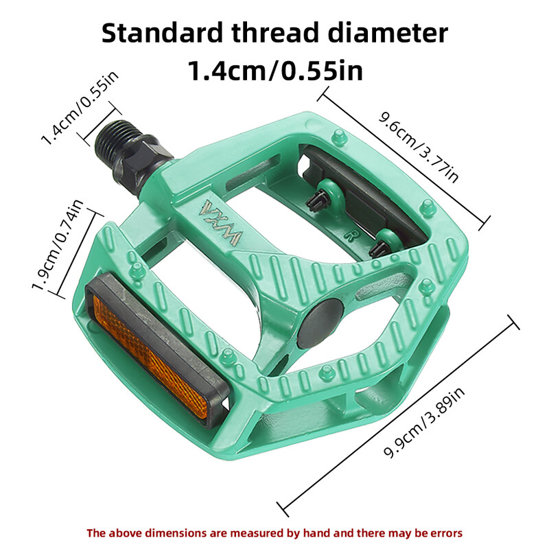 VXM Velosipēdu pedāļi Īpaši vieglie MTB šosejas pedāļi Riteņbraukšanai kalnu velosipēda daļā Pretslīdes 9''16 standarta universālie pedāļi