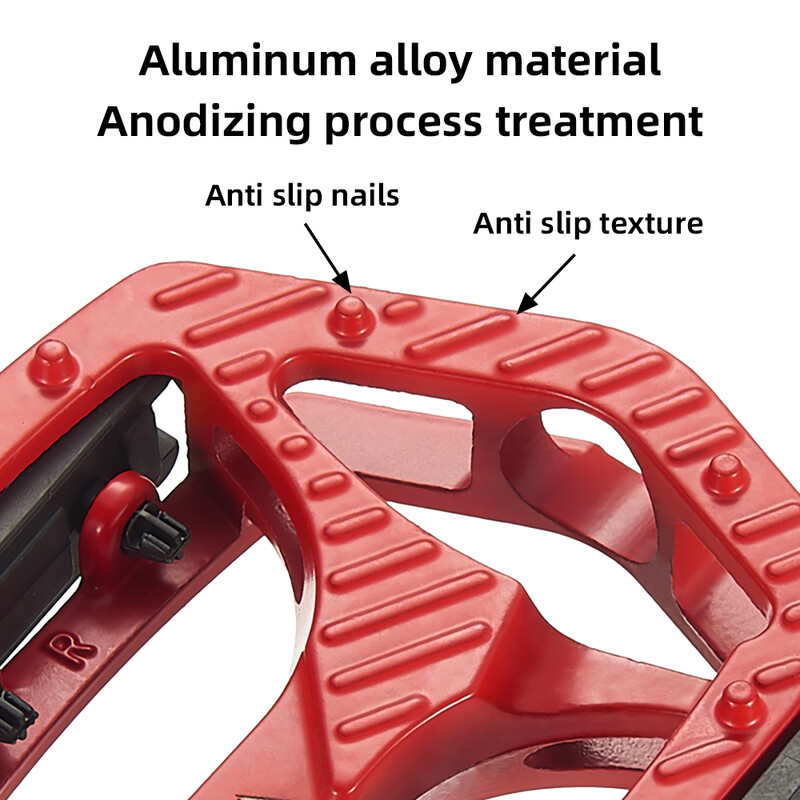 VXM Velosipēdu pedāļi Īpaši vieglie MTB šosejas pedāļi Riteņbraukšanai kalnu velosipēda daļā Pretslīdes 9''16 standarta universālie pedāļi