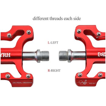 MZYRH Πεντάλ ποδηλάτου Υπερελαφριά Αντιολισθητικά CNC BMX MTB Πεντάλ ποδηλάτου δρόμου Ποδηλασία 3 Πεντάλ ρουλεμάν σφραγισμένα ανταλλακτικά ποδηλάτου MZ-715