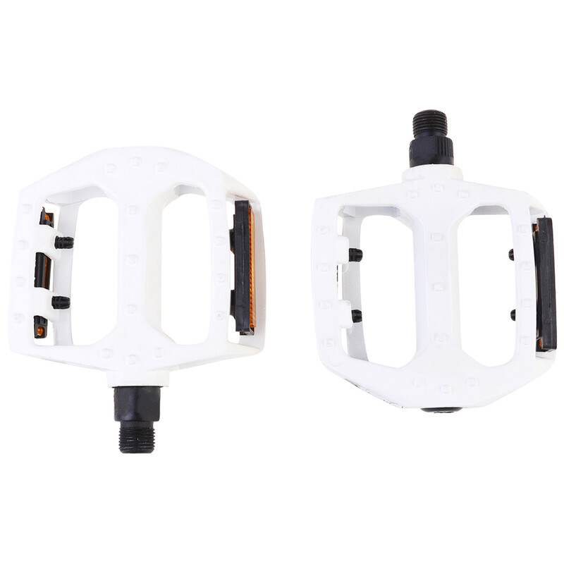 1 par pedala za bicikle od aluminijske legure Posebna kuglasta pedala za kotrljanje Višenamjenske pedale za bicikle Dodatak za pedale za bicikle Mliječno bijela crna
