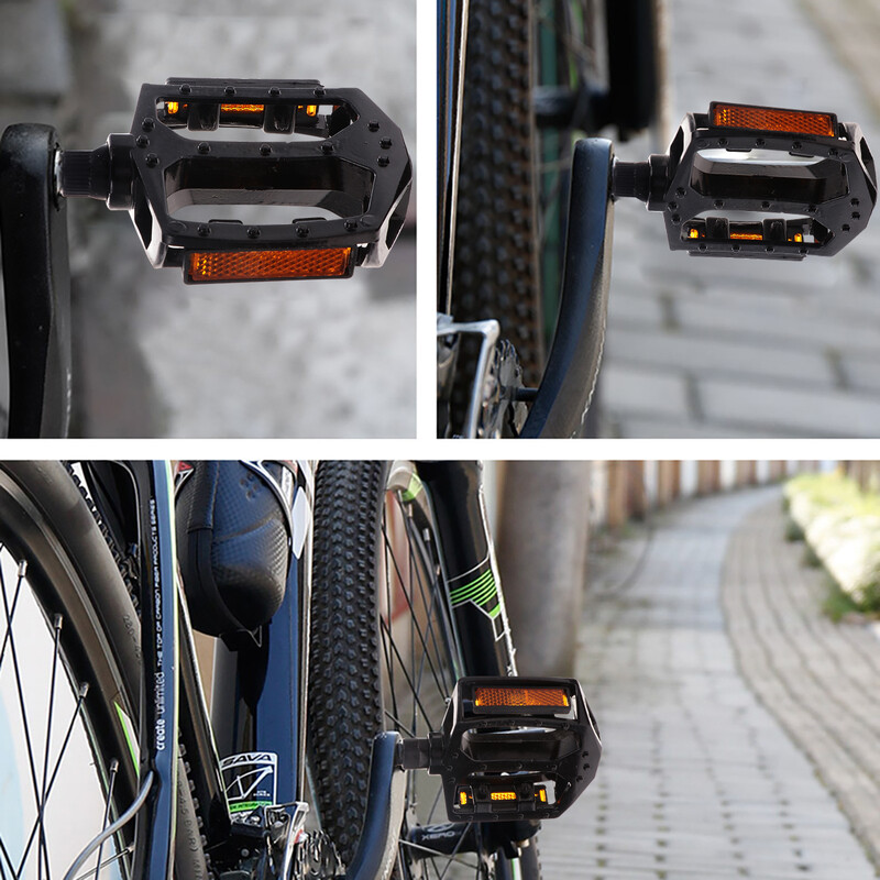 1 par pedala za bicikle od aluminijske legure Posebna kuglasta pedala za kotrljanje Višenamjenske pedale za bicikle Dodatak za pedale za bicikle Mliječno bijela crna