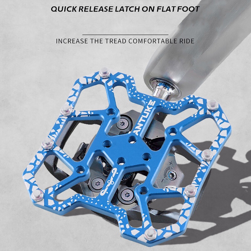 1 pora dviračio pedalo aliuminio lydinio dviračio platformos adapteriai SPD KEO pedalams MTB kalnų plento dviračių priedai Nauji