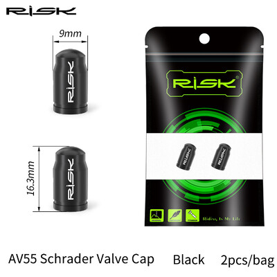 RISK velosipēda riepas Presta Schrader vārstu vāciņu komplekts titāna sakausējuma velosipēdam FV55 AV55 franču amerikāņu vārsta putekļu vāka uzgriežņu atslēgas rīks