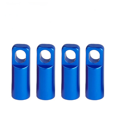 2/4gab velosipēda riepas Presta vārsta vāciņš alumīnija sakausējuma vārstu putekļu aizsargs, 2-in-1 velosipēda vārsta serdes pārsega demontāžas rīks