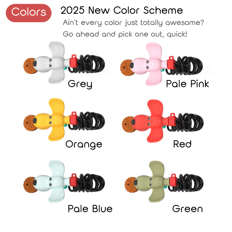 SUSEMSE Jauka suņa formas velosipēda slēdzene kalnu un šosejas velosipēdam, bērnu velosipēdam, velosipēdu piederumi ar 2 cepumu atslēgām, pretaizdzīšanas velosipēda slēdzene