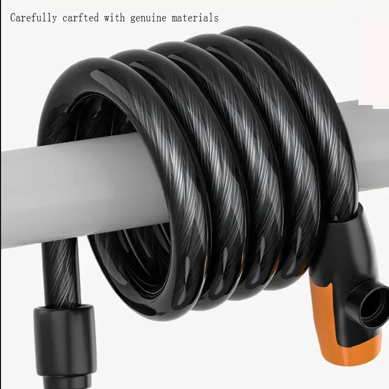 100cm velosipēda slēdzene pretaizdzīšanas kalnu ceļu velosipēda stiepļu ķēdes atslēga atslēgas drošība pretaizdzīšanas jostas stiprinājuma kronšteins velosipēda slēdzene