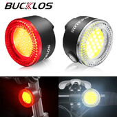 BUCKLOS velosipēda luktura COB priekšējie aizmugurējie velosipēda lukturi LED uzlādējams kalnu ceļa velosipēda lukturis MTB aizmugurējais lukturis riteņbraukšanas lukturītis