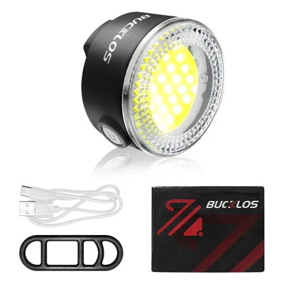 BUCKLOS velosipēda luktura COB priekšējie aizmugurējie velosipēda lukturi LED uzlādējams kalnu ceļa velosipēda lukturis MTB aizmugurējais lukturis riteņbraukšanas lukturītis