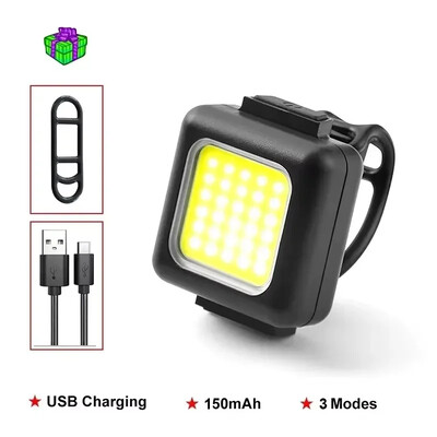 BUCKLOS velosipēda luktura COB priekšējie aizmugurējie velosipēda lukturi LED uzlādējams kalnu ceļa velosipēda lukturis MTB aizmugurējais lukturis riteņbraukšanas lukturītis