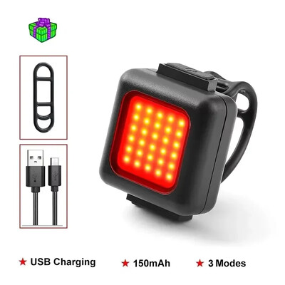 BUCKLOS velosipēda luktura COB priekšējie aizmugurējie velosipēda lukturi LED uzlādējams kalnu ceļa velosipēda lukturis MTB aizmugurējais lukturis riteņbraukšanas lukturītis