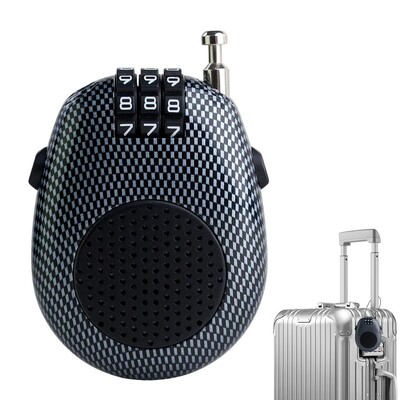 Kabeļu slēdzenes ar kombinētu izvelkamu mazu kabeļu kombinēto slēdzeni Pārnēsājama tērauda ABS piekaramā slēdzene Daudzfunkcionāla ceļojumu kombinētā slēdzene