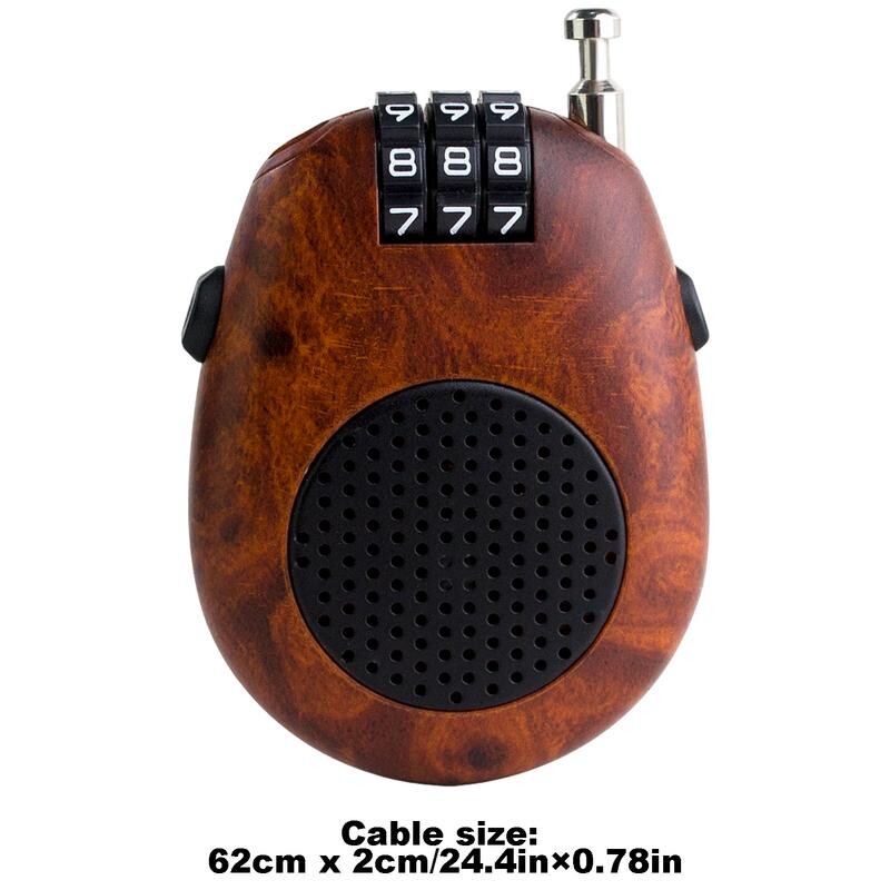 Kabeļu slēdzenes ar kombinētu izvelkamu mazu kabeļu kombinēto slēdzeni Pārnēsājama tērauda ABS piekaramā slēdzene Daudzfunkcionāla ceļojumu kombinētā slēdzene