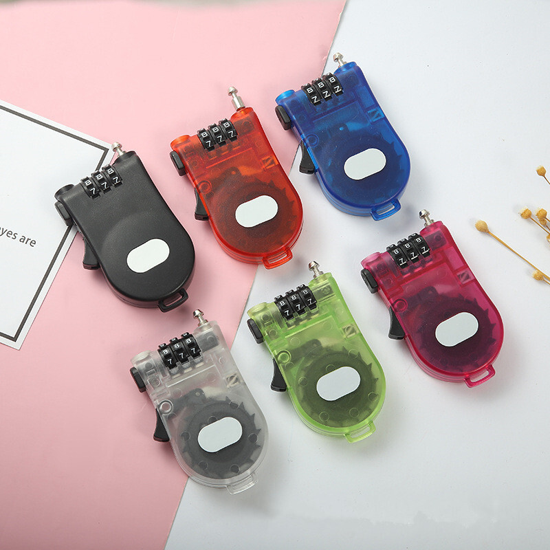 Jauninājums Pretaizdzīšanas drošības kods Parole Piekaramā atslēga Veltņu ratiņi 3 ciparu velosipēda daļas Velosipēda troses slēdzene Virve Slēpju pagarināms vads 1M