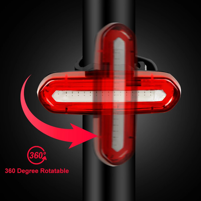 Lampă spate pentru ciclism de noapte Lumină în aer liber Încărcare USB Led de munte Avertizare Lumini pentru biciclete Lampă din spate Accesorii pentru biciclete