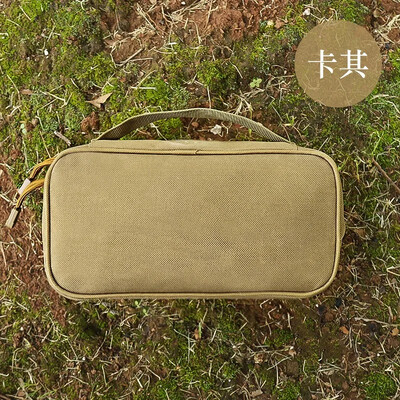 Āra kempinga gāzes tvertnes uzglabāšanas soma Lielas ietilpības zemes nagu instrumentu maisiņš Gāzes tvertne piknika virtuves piederumu komplekta soma