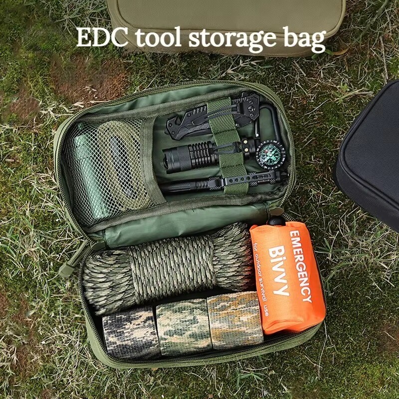 Āra kempinga gāzes tvertnes uzglabāšanas soma Lielas ietilpības zemes nagu instrumentu maisiņš Gāzes tvertne piknika virtuves piederumu komplekta soma