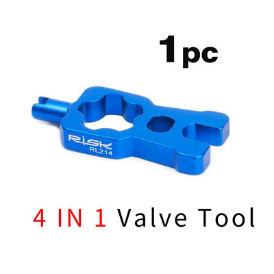 4 IN 1 vārsta serdes noņemšanas rīks un alumīnija velosipēda Presta vārsta vāciņš Schrader vārsta vāks, putekļu necaurlaidīgs MTB šosejas velosipēdam