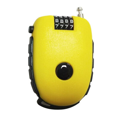 Pretaizdzīšanas motocikla ķiveres slēdzene, 4 ciparu izvelkama motocikla piekaramā slēdzene, atiestatāma kombinētā bloķēšanas riteņa paroles bloķēšanas bagāža