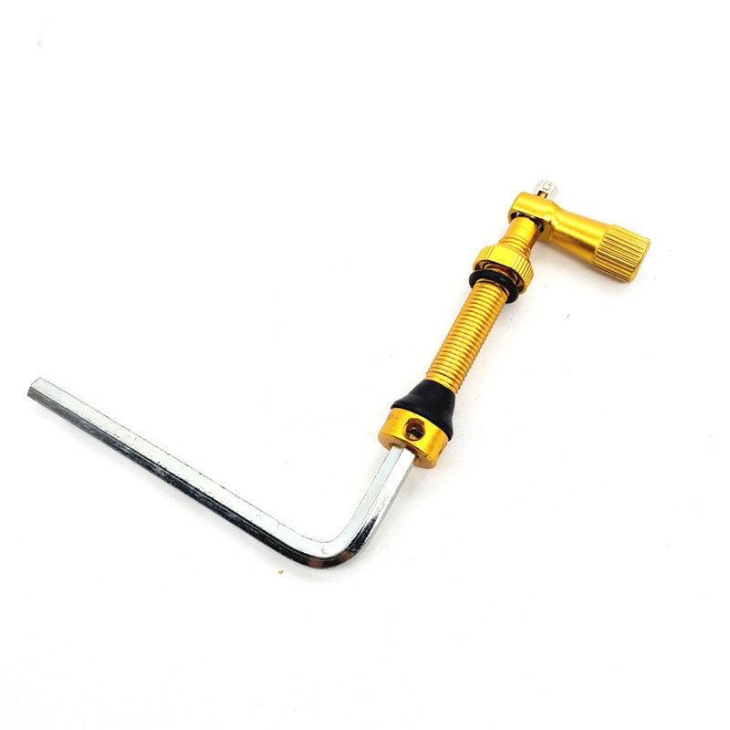 1 par ventila za gume bez zračnica za bicikle s poklopcem ključa Cestovni bicikl MTB Presta bez ventila za zračnice aluminijska legura