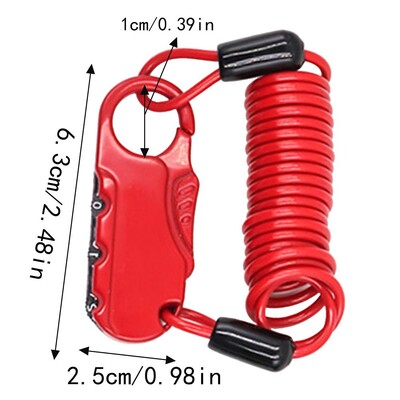 Elektrinio motociklo balnelio užraktas, apsaugantis nuo vagystės, saugos kabelio užraktas slaptažodžiu užrakto dizainas, saugos užraktas, skirtas elektriniams motociklams mopedams