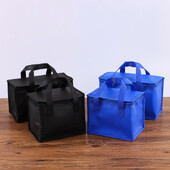 Izolēta termiskā dzesētāja soma Ūdensizturīga pārnēsājama liela pusdienu pārtikas un dzērienu izolācijas soma Piknika ledus kempinga izolēta soma