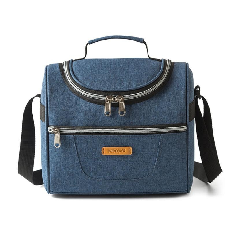 Veľkokapacitné izolačné vrecko, sivé tesnenie, nepriepustné zahusťovanie a zvyšovanie ochrany tepla a chladu, modré