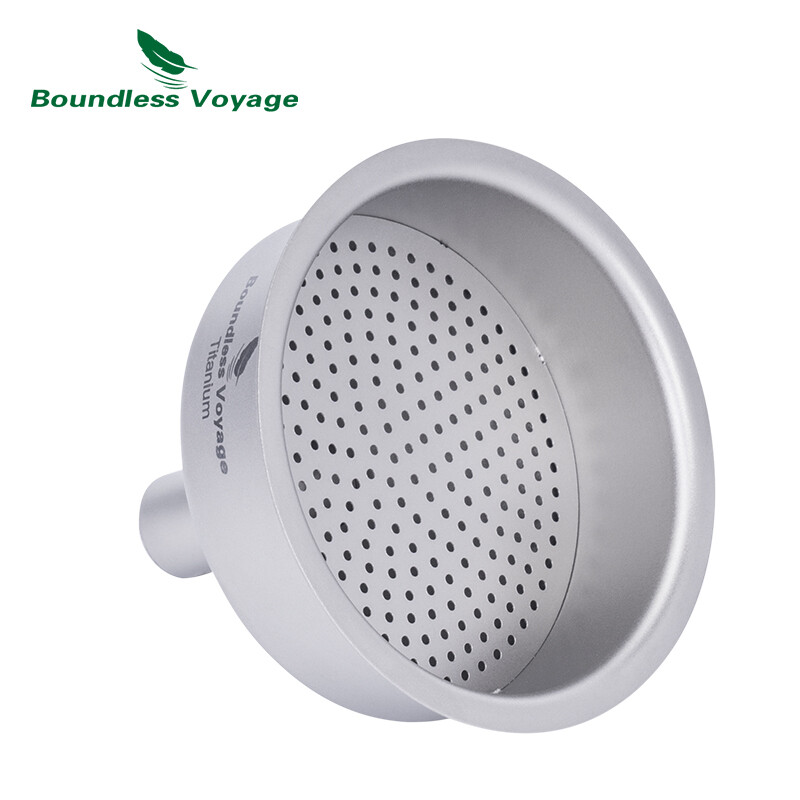 Boundless Voyage Pâlnie din titan Accesorii pentru balon de șold Pâlnie de bucătărie pentru transferul lichidelor și umplerea sticlelor și recipientului