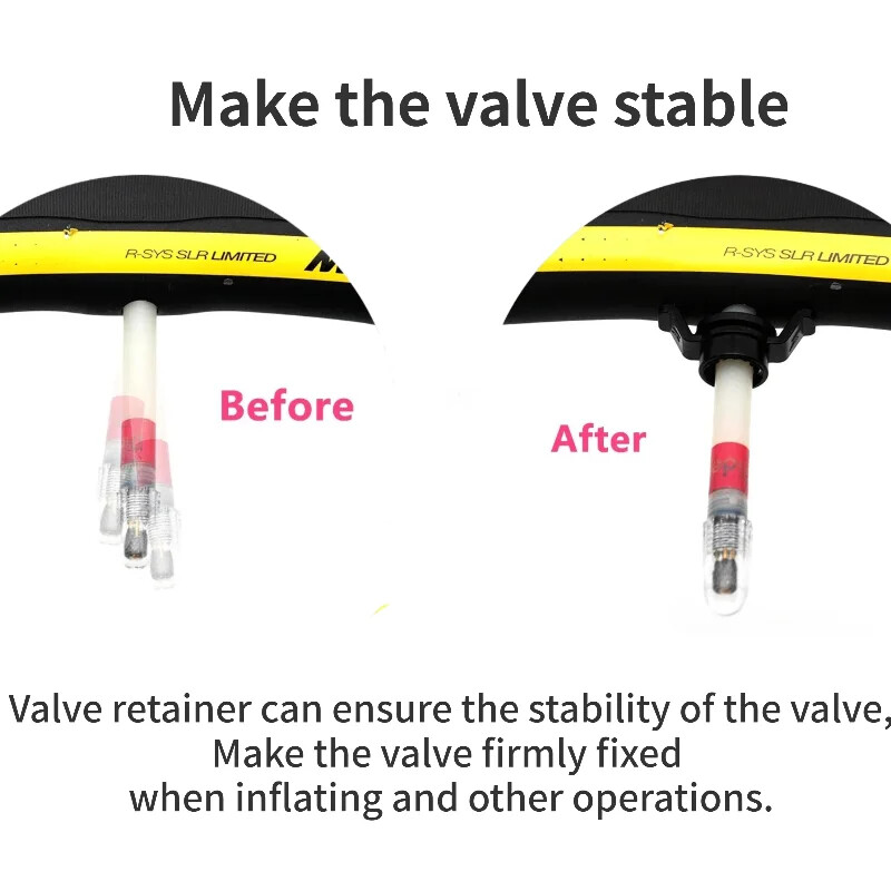 2 komada mlaznice za zrak za bicikle Jezgra ventila fiksne planinske ceste Alat za pričvršćivanje ventila za bicikle za Presta Valve Ridenow TPU držač unutarnje zračnice