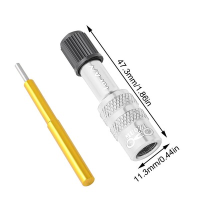 Zračna vilica od aluminijske legure Adapter ventila na napuhavanje Av produžetak Mlaznica za pretvorbu Dodatak za cestovnu vilicu za bicikl