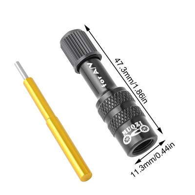 Zračna vilica od aluminijske legure Adapter ventila na napuhavanje Av produžetak Mlaznica za pretvorbu Dodatak za cestovnu vilicu za bicikl