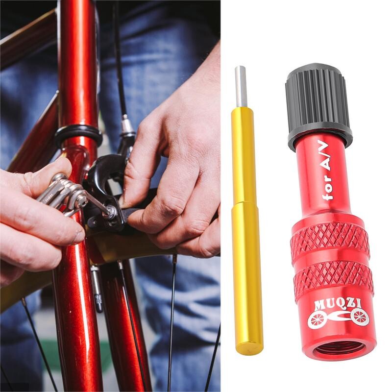 Zračna vilica od aluminijske legure Adapter ventila na napuhavanje Av produžetak Mlaznica za pretvorbu Dodatak za cestovnu vilicu za bicikl