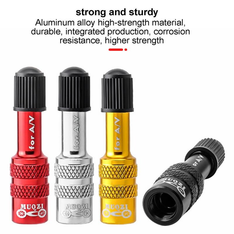 Zračna vilica od aluminijske legure Adapter ventila na napuhavanje Av produžetak Mlaznica za pretvorbu Dodatak za cestovnu vilicu za bicikl