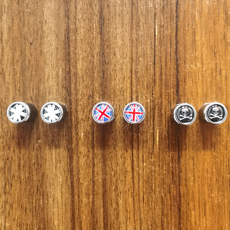 1 par kapice ventila za gume bicikla Schrader za sklopivi bicikl Brompton aluminijska karbonska zastava MTB dodaci